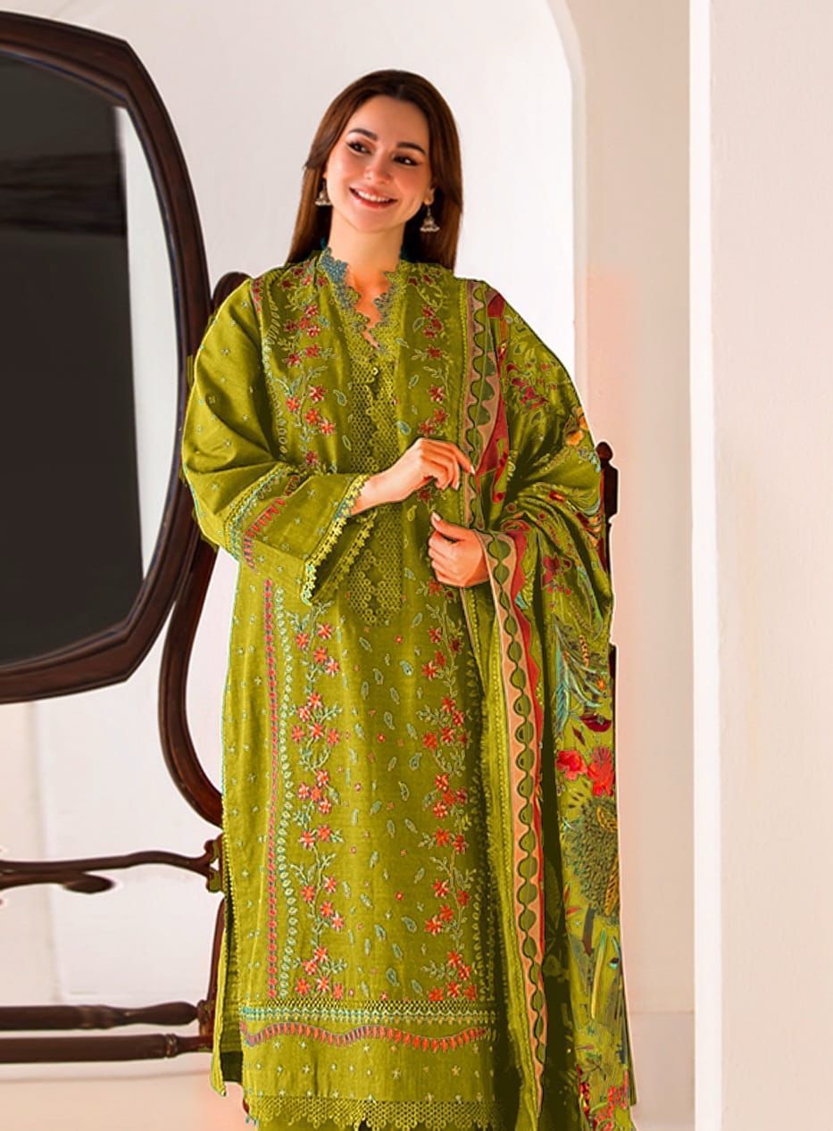 Mix Brands Lawn 3pc Embroidered #5