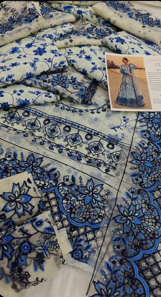 Faiza Saqlain  Printed 3 Pcs Artecl