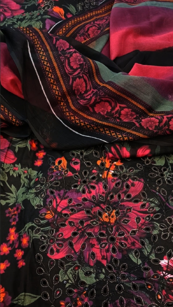 Iznik Lawn Printed dress  3 pcs