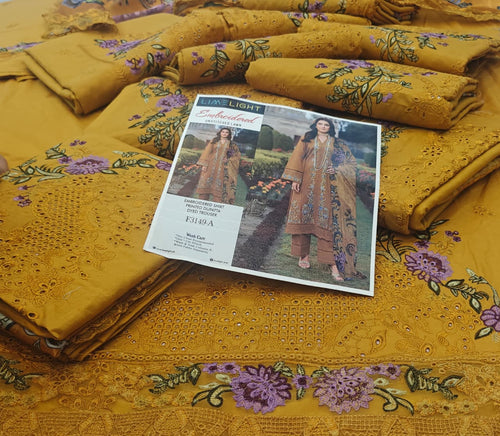 brand lime light mustard colour  : 3pcs dress